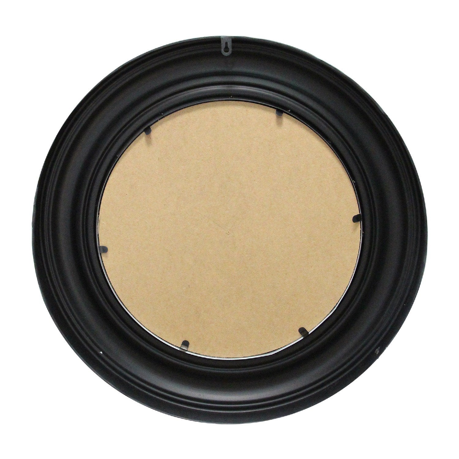 24.75" Round Priscilla Distressed Medallion Metal Mirror