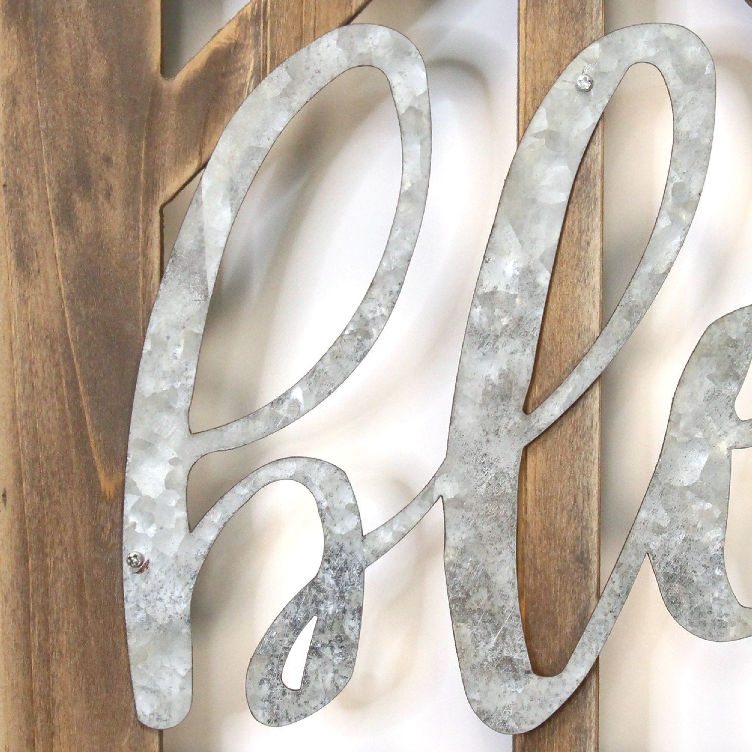 Blessed Window Shape Wood Framed Wall Art