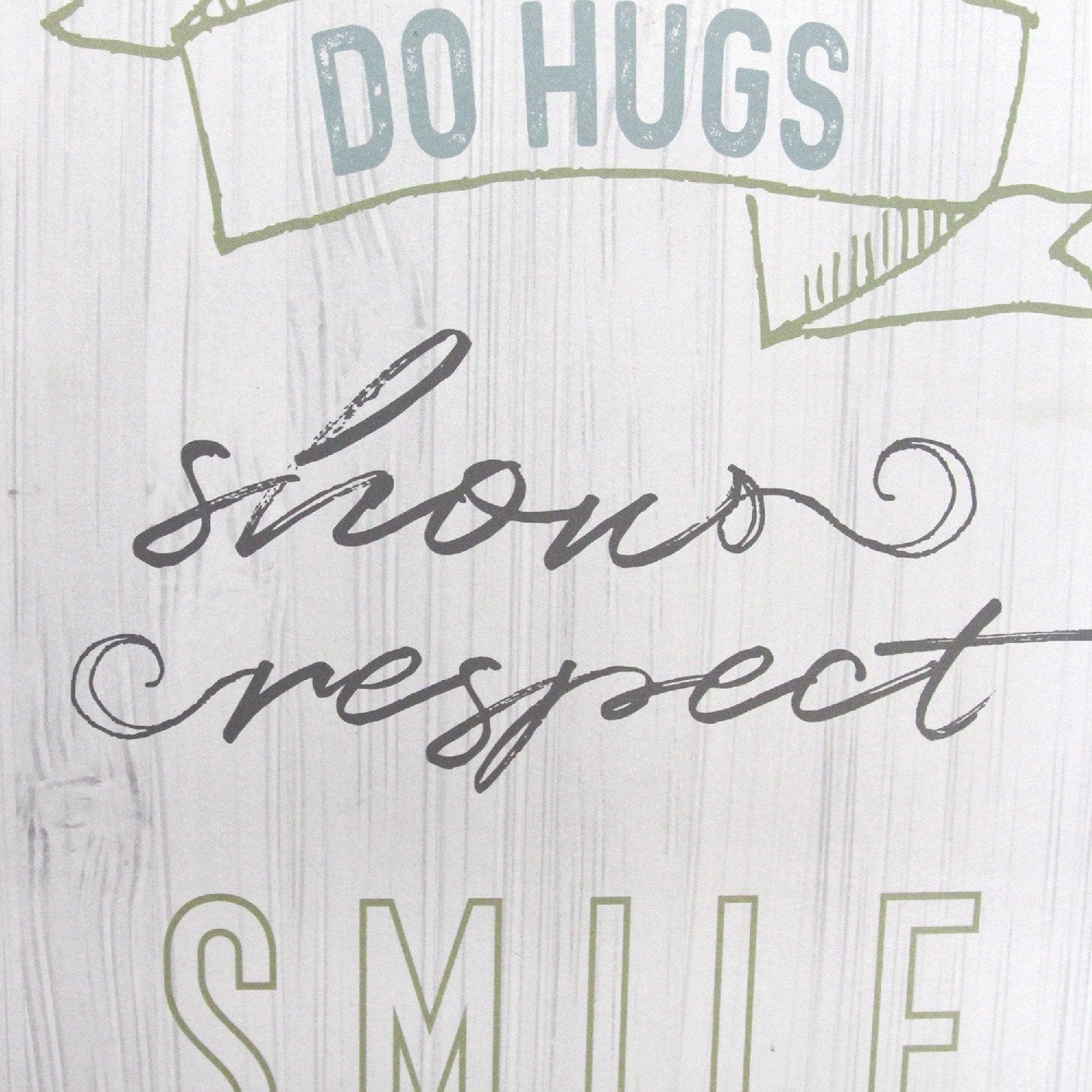 Farmhouse Chic In This House Oversized Wall Art