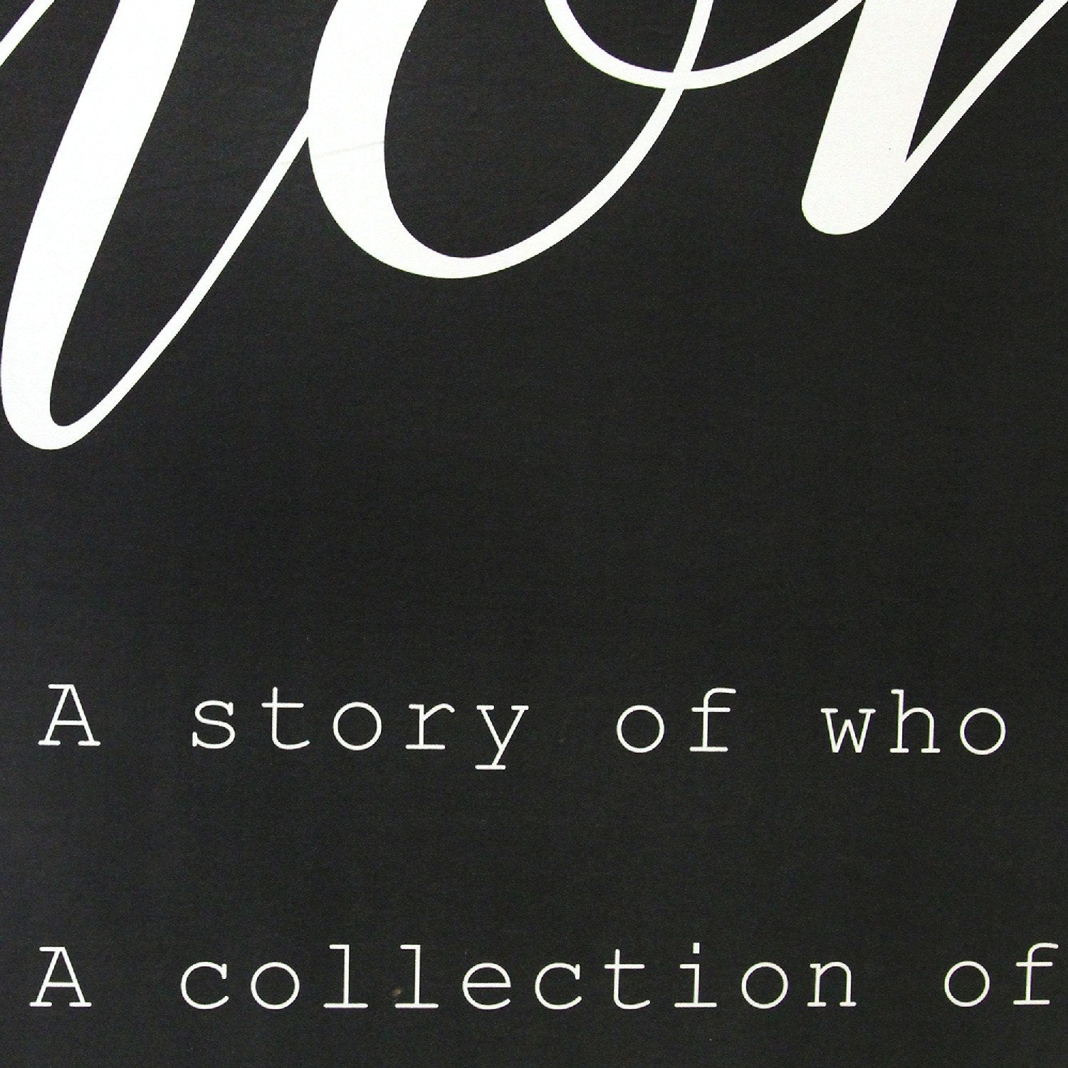 Matte Black "Home" Oversized Wall Decor