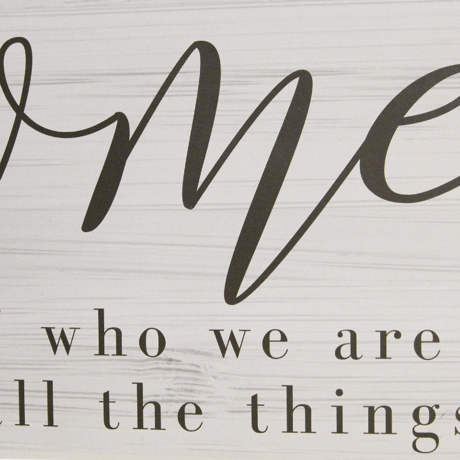 "Home" Quote Wall Decor