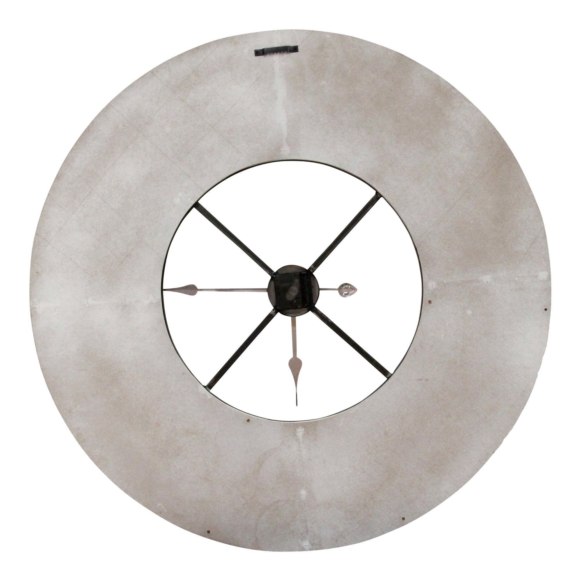 31.50" Oversized Wood & Metal Farmhouse Jackson Wall Clock