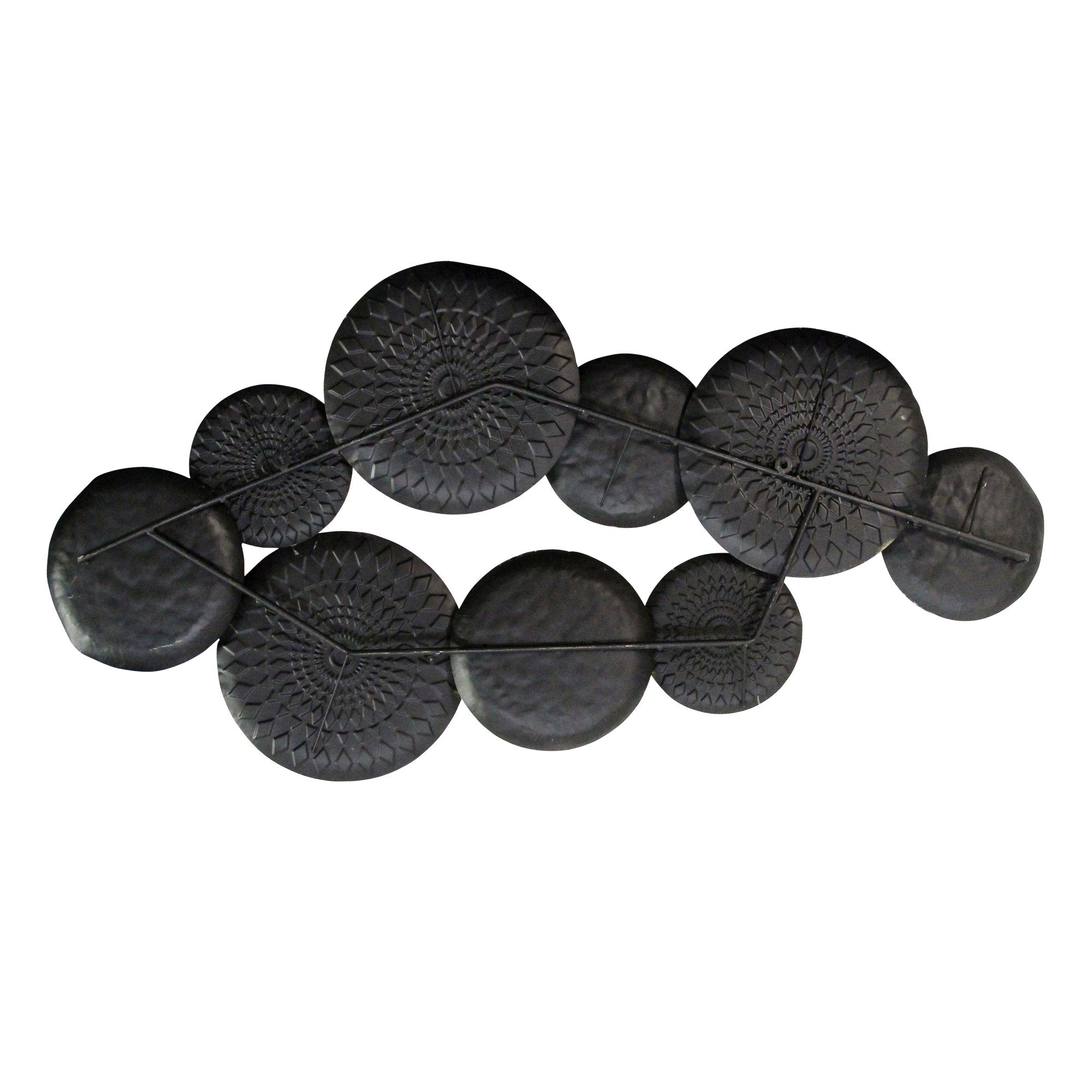 Soho Shimmer Metal Plates Statement Wall Decor