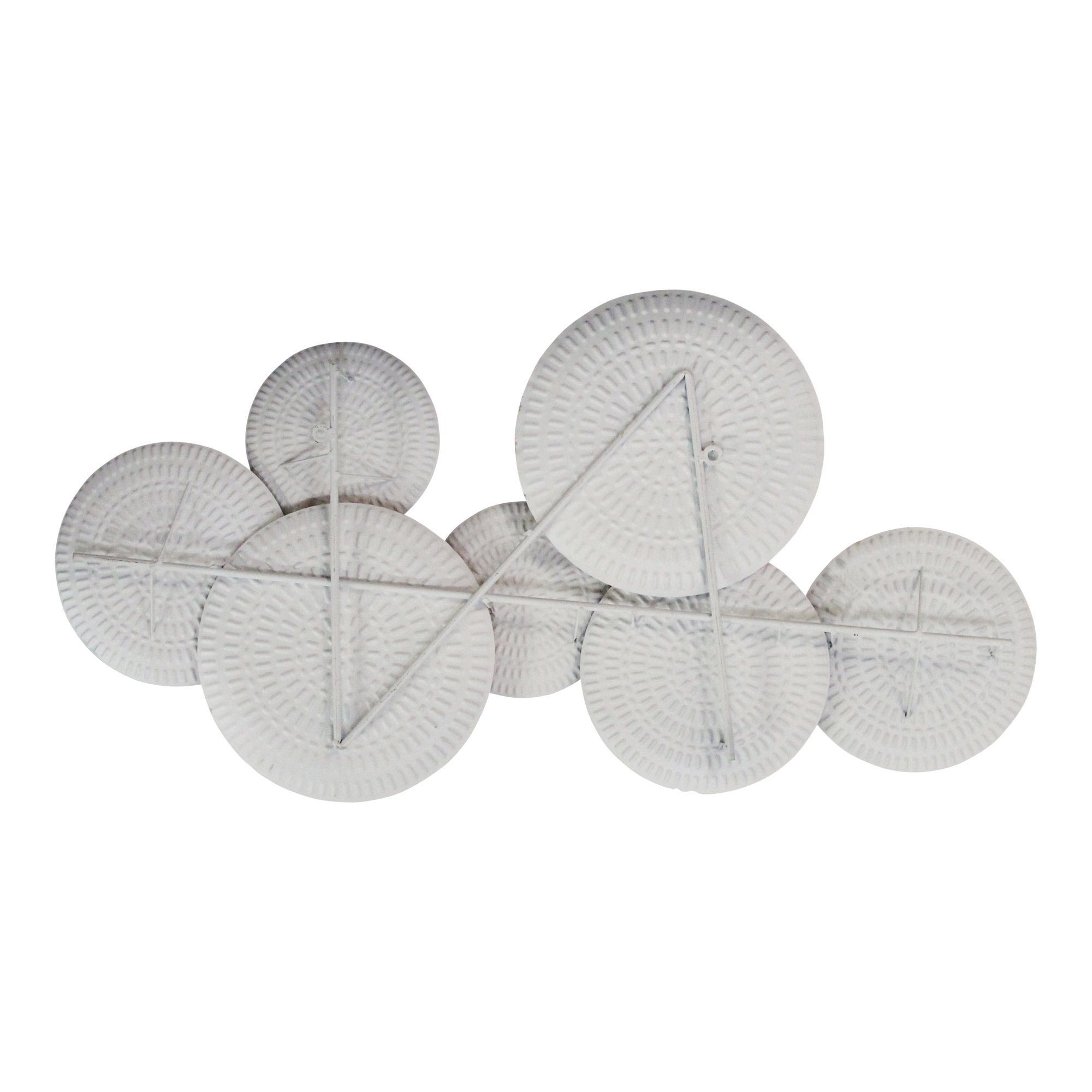 Malibu Textured Metal Plates Wall Decor