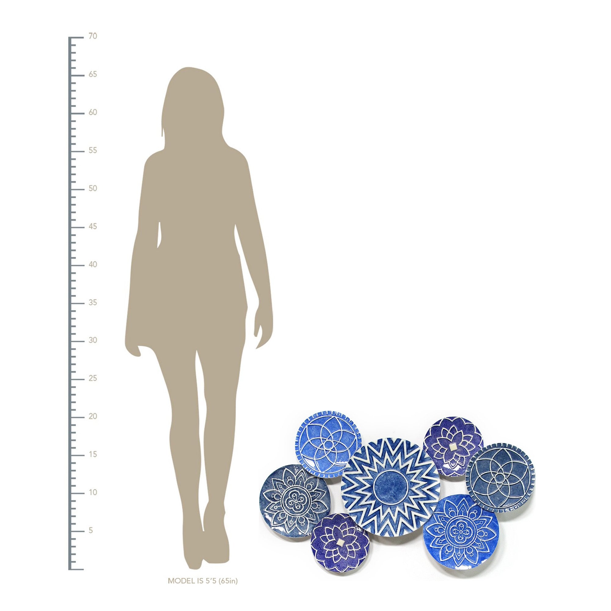 Mykonos Metal Statment Wall Decor