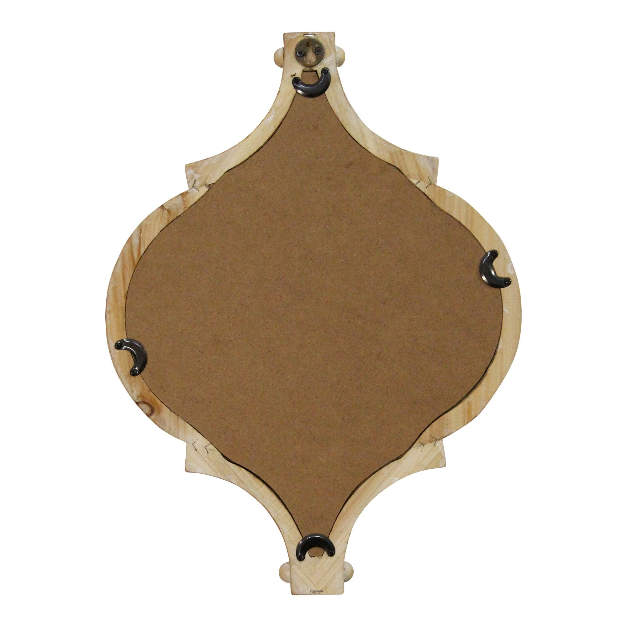 Bohemian Chic Moroccan Inspired Wood Wall Mirror