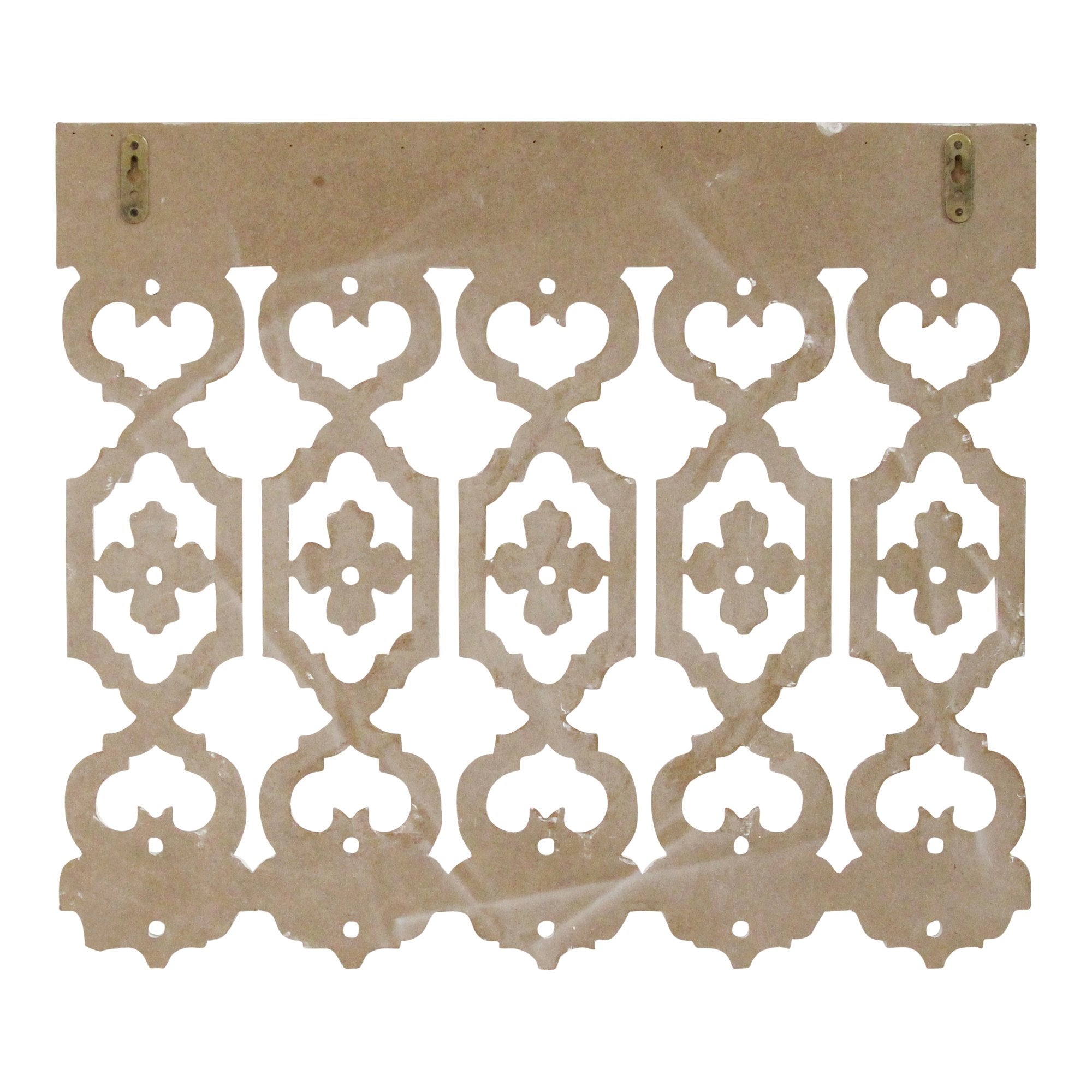 Vintage Look Two Tone Geometric Wood Wall Art