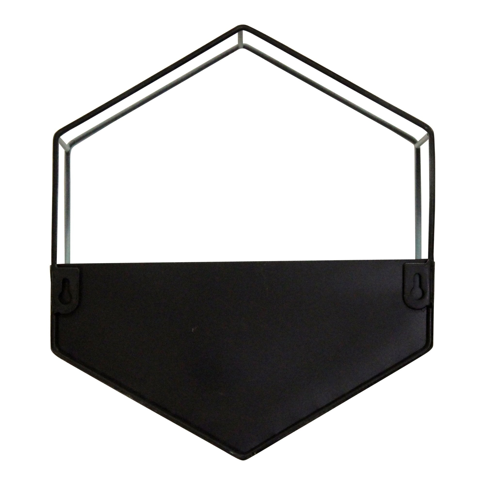 Sky Blue Metal Wall Planter