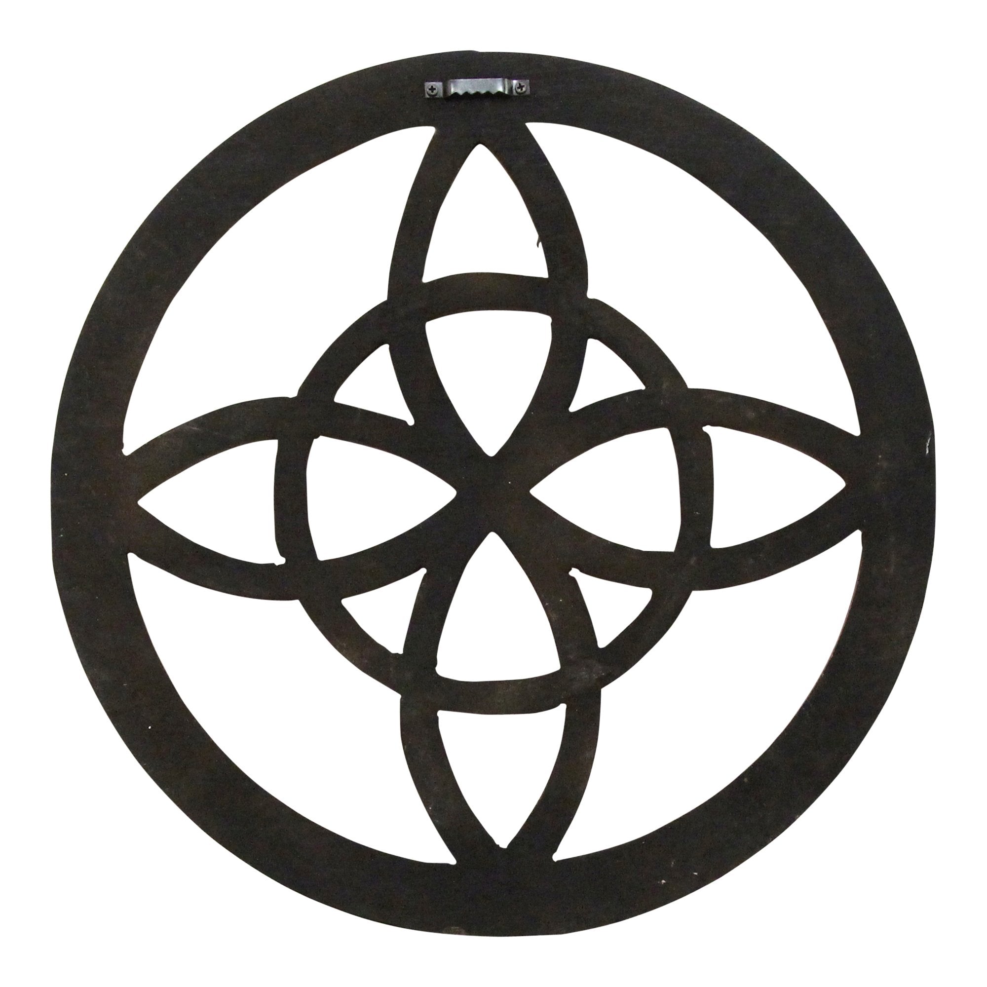 Celtic Inspired Design Wood Medallion Wall Art Deep Tone