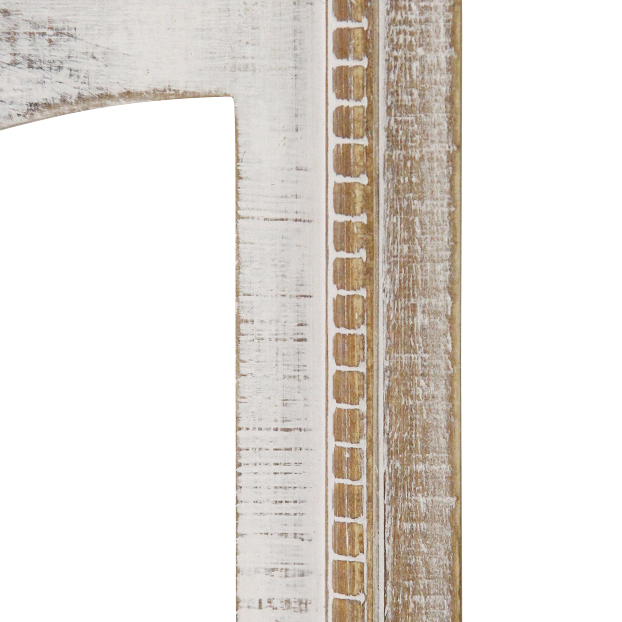 Distressed Heart and Fleur de Lis Wood Panel Wall Decor