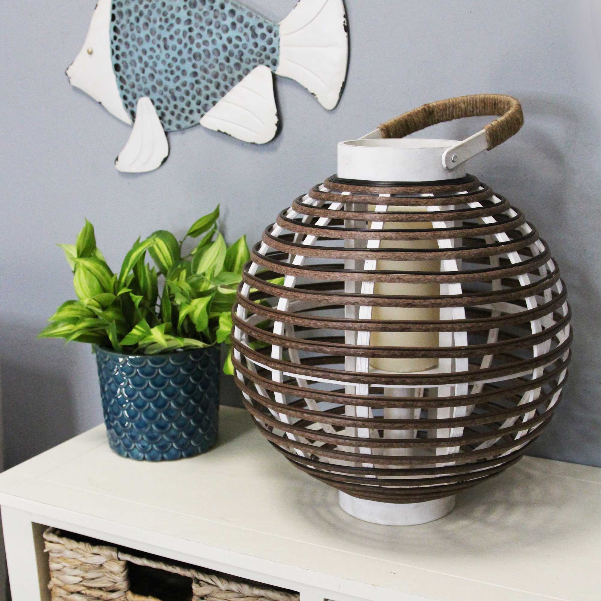 Home Rattab Rope Lantern