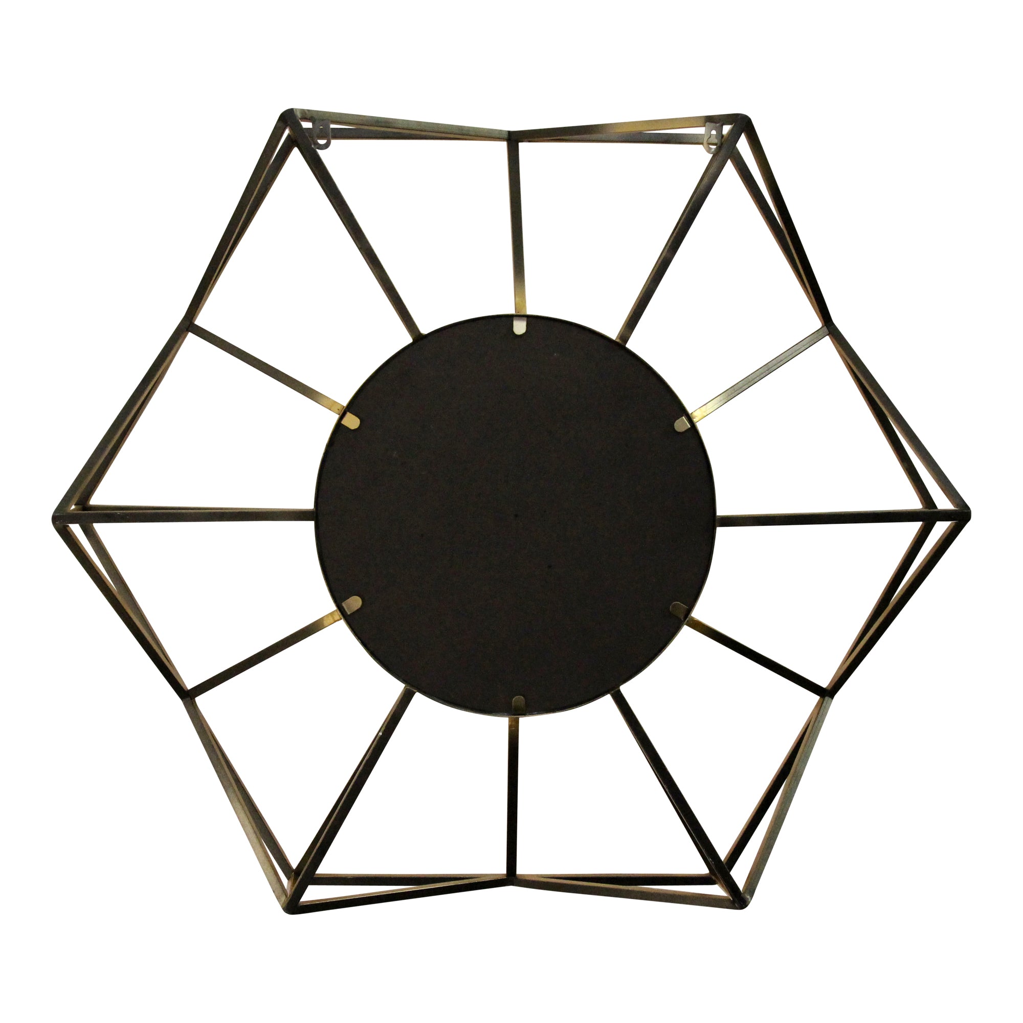 32.50" Metal Shimmery Gold Mirror