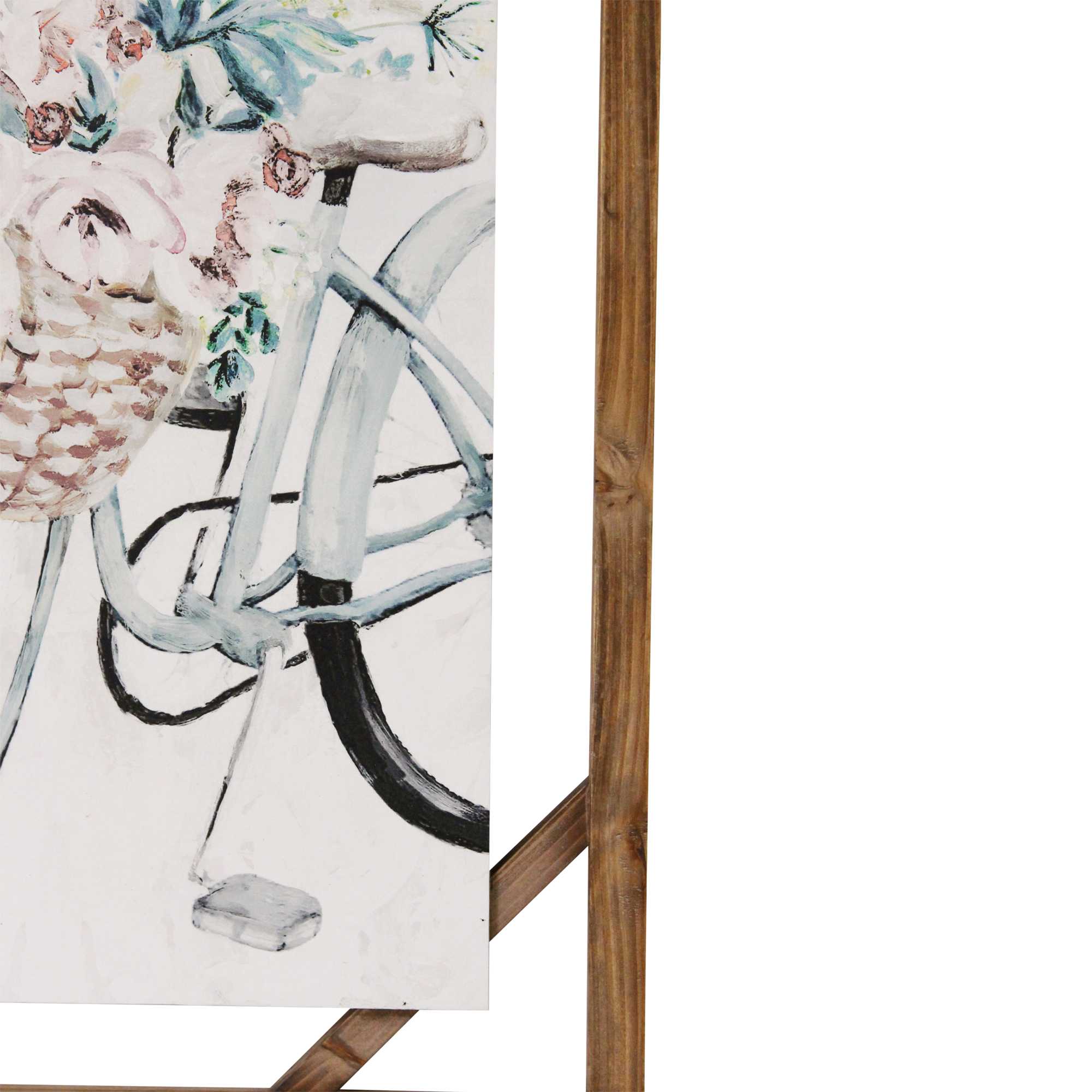 Pastel Shabby-Chic Bike Framed Wall Art