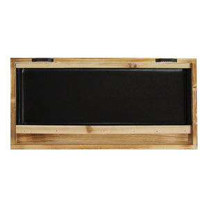"This is Our Happy Place" Wood and Metal Coat Rack