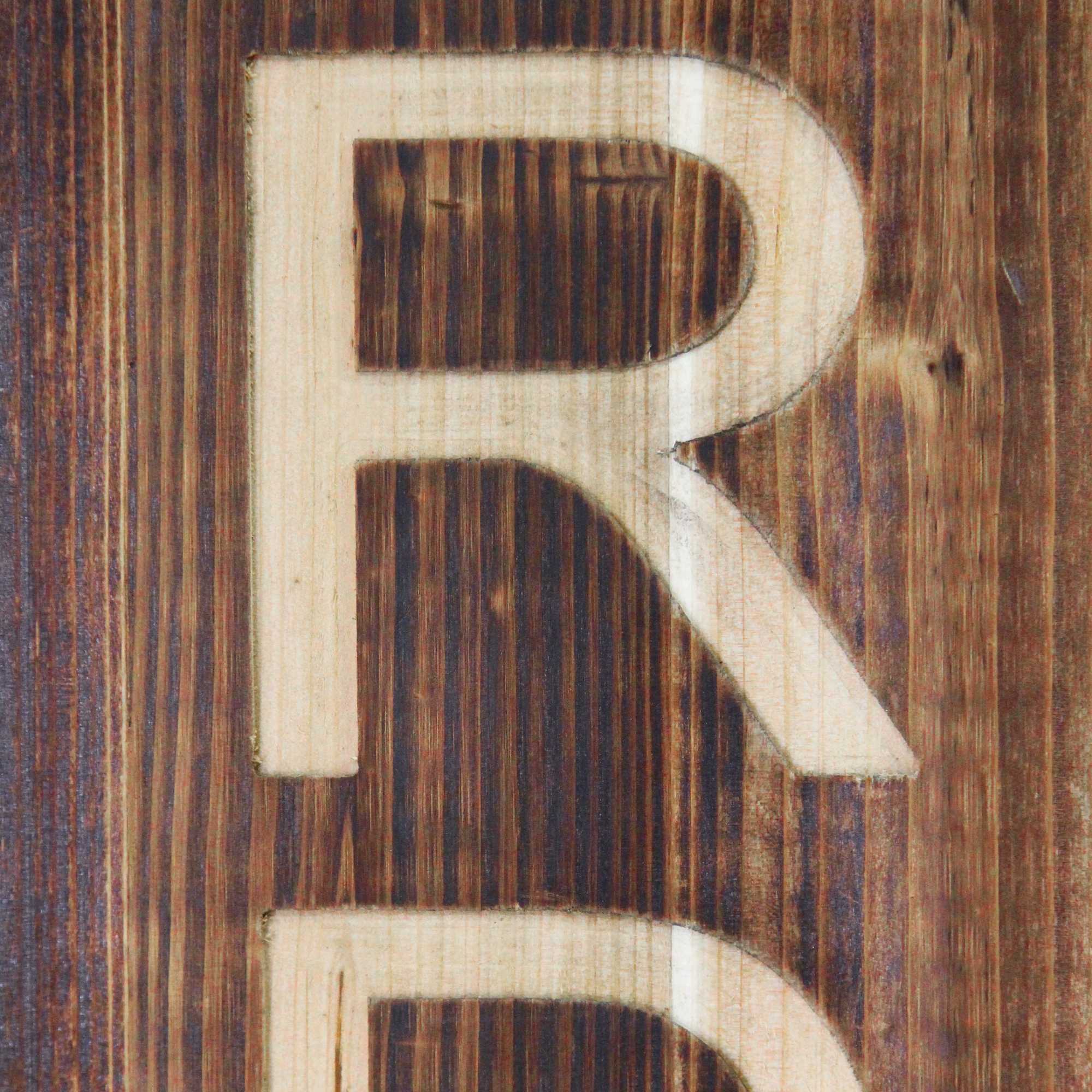 Carved "Garden" Wood Panel Wall Decor