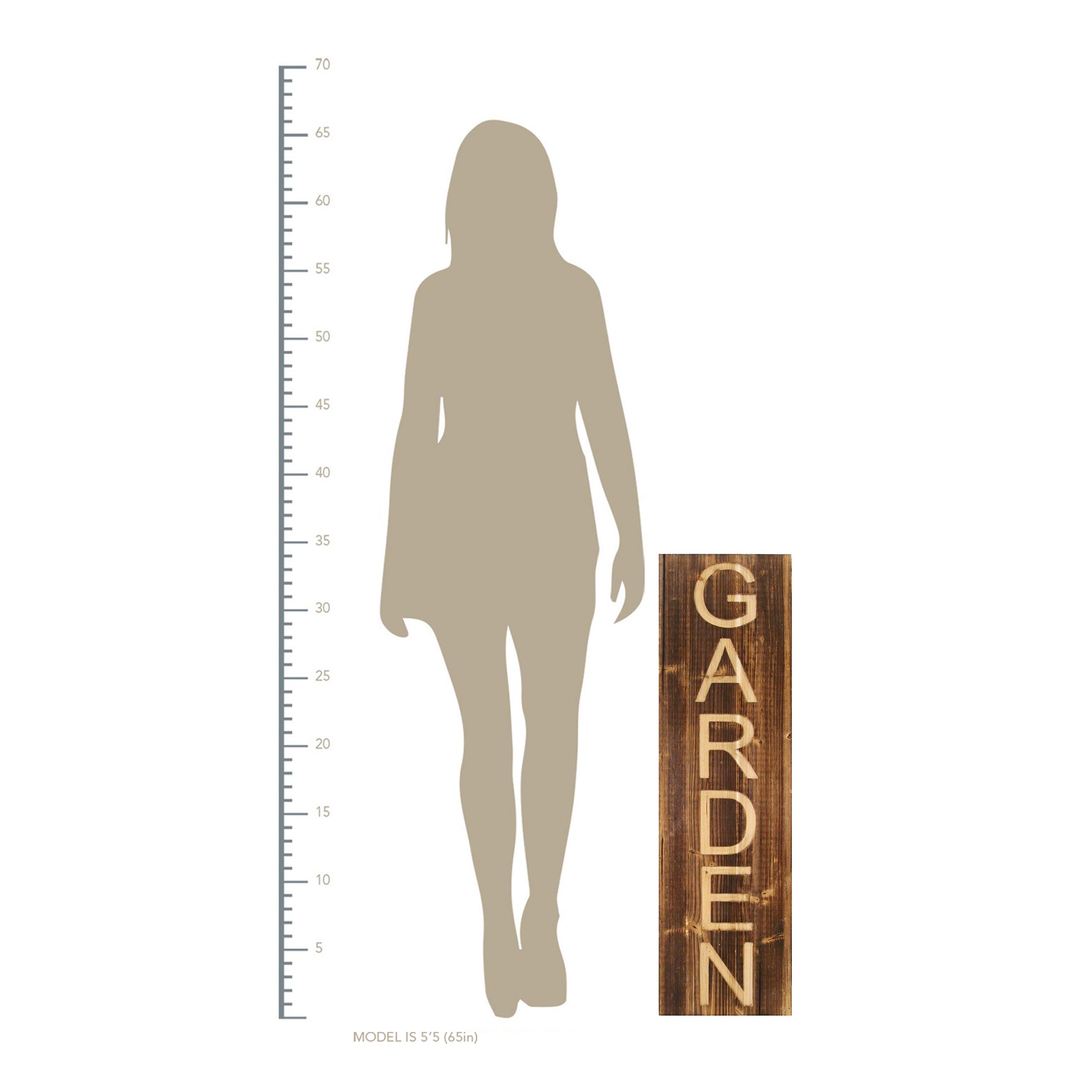 Carved "Garden" Wood Panel Wall Decor