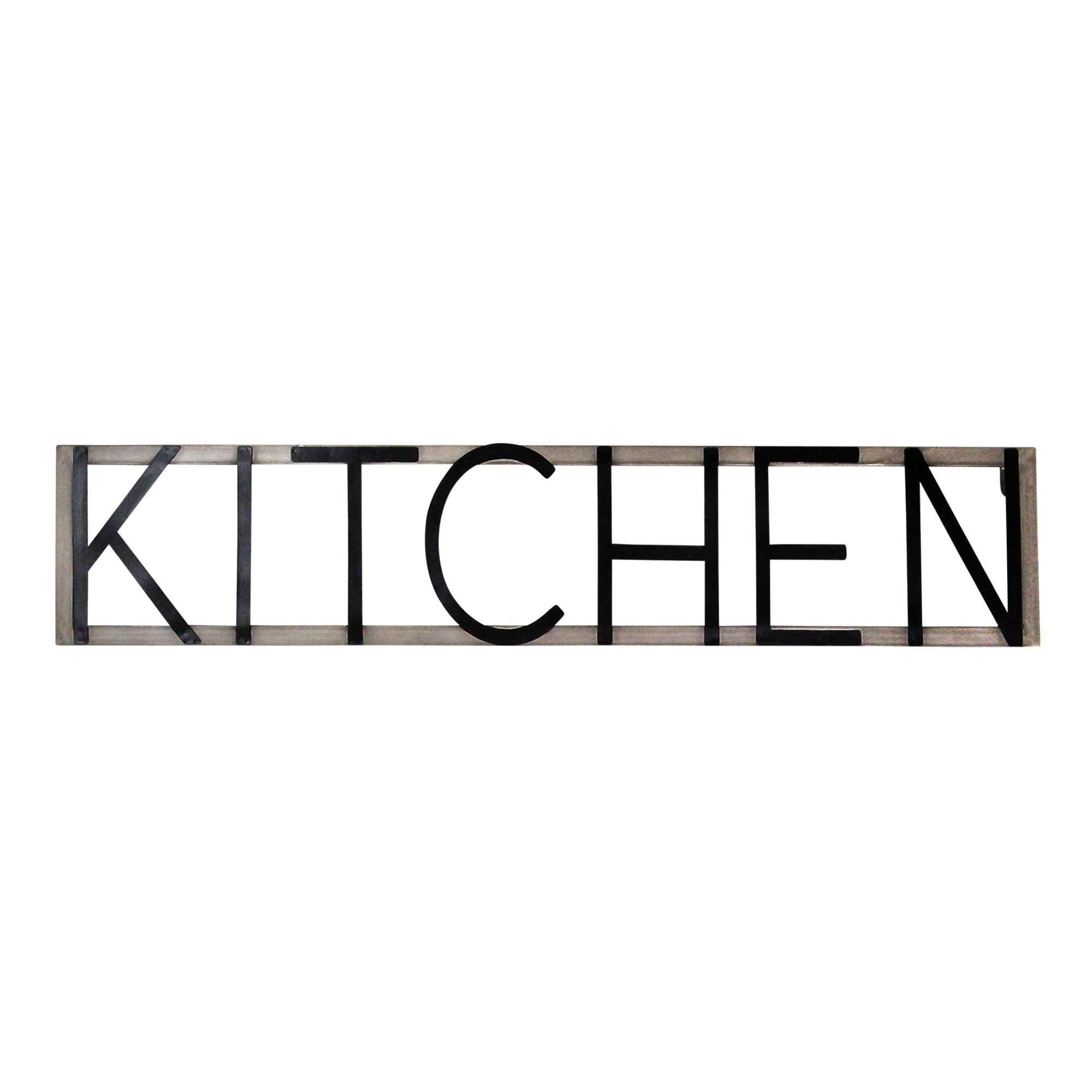 Metal Kitchen Sign Wall Decor