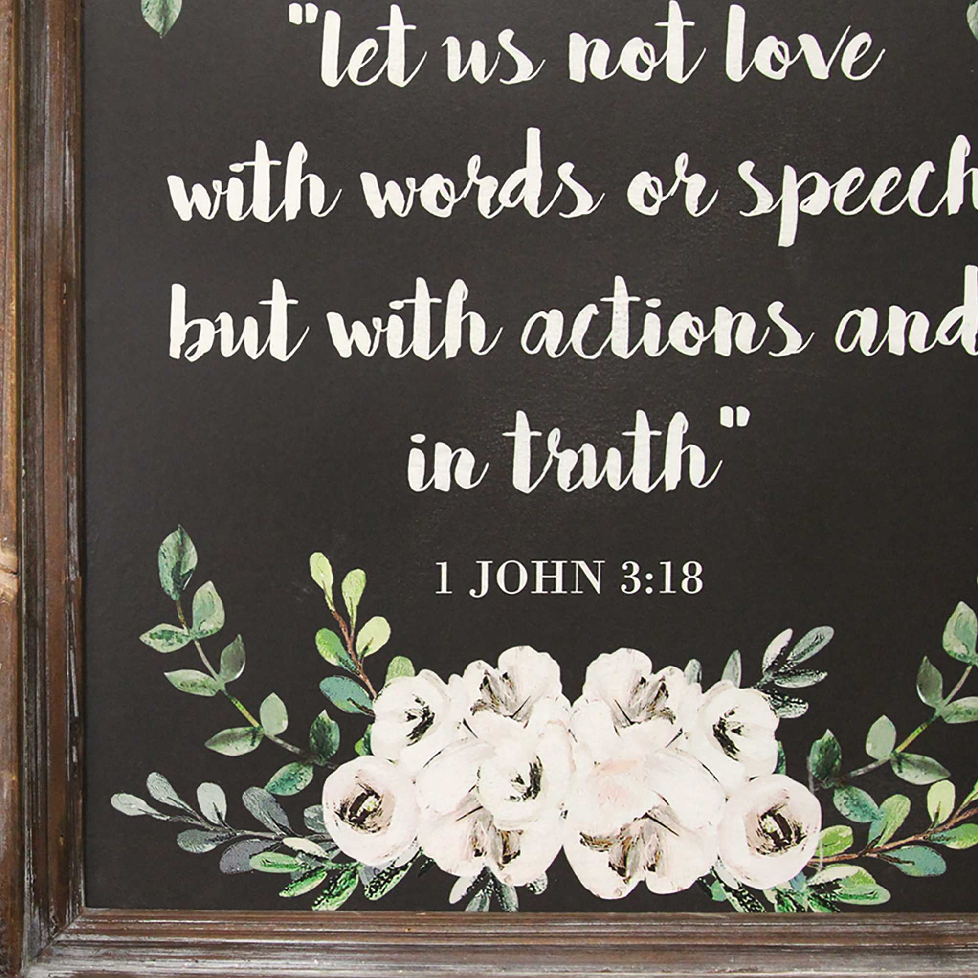 Love with Actions Wood Wall Decor