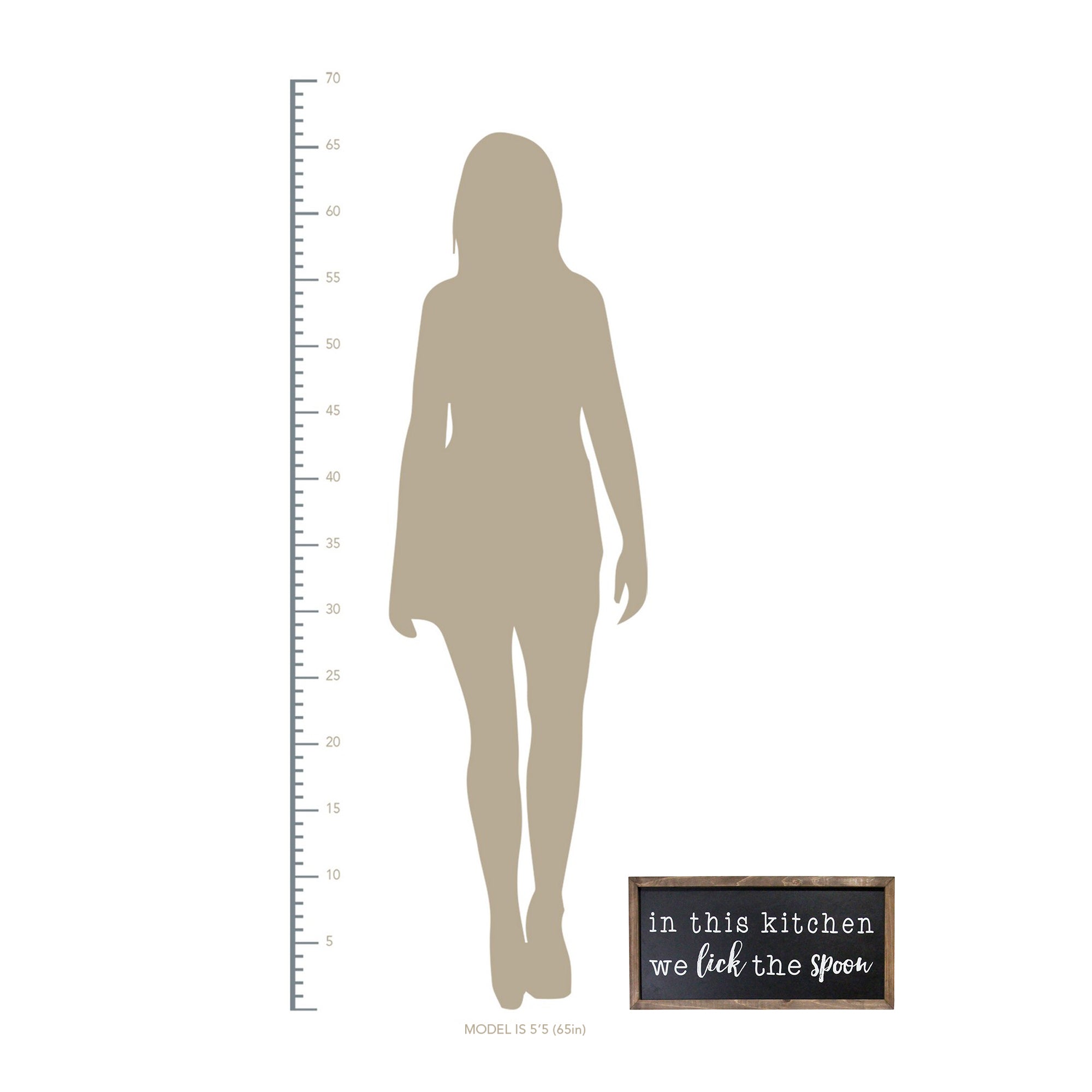 In This Kitchen Wood Wall Decor