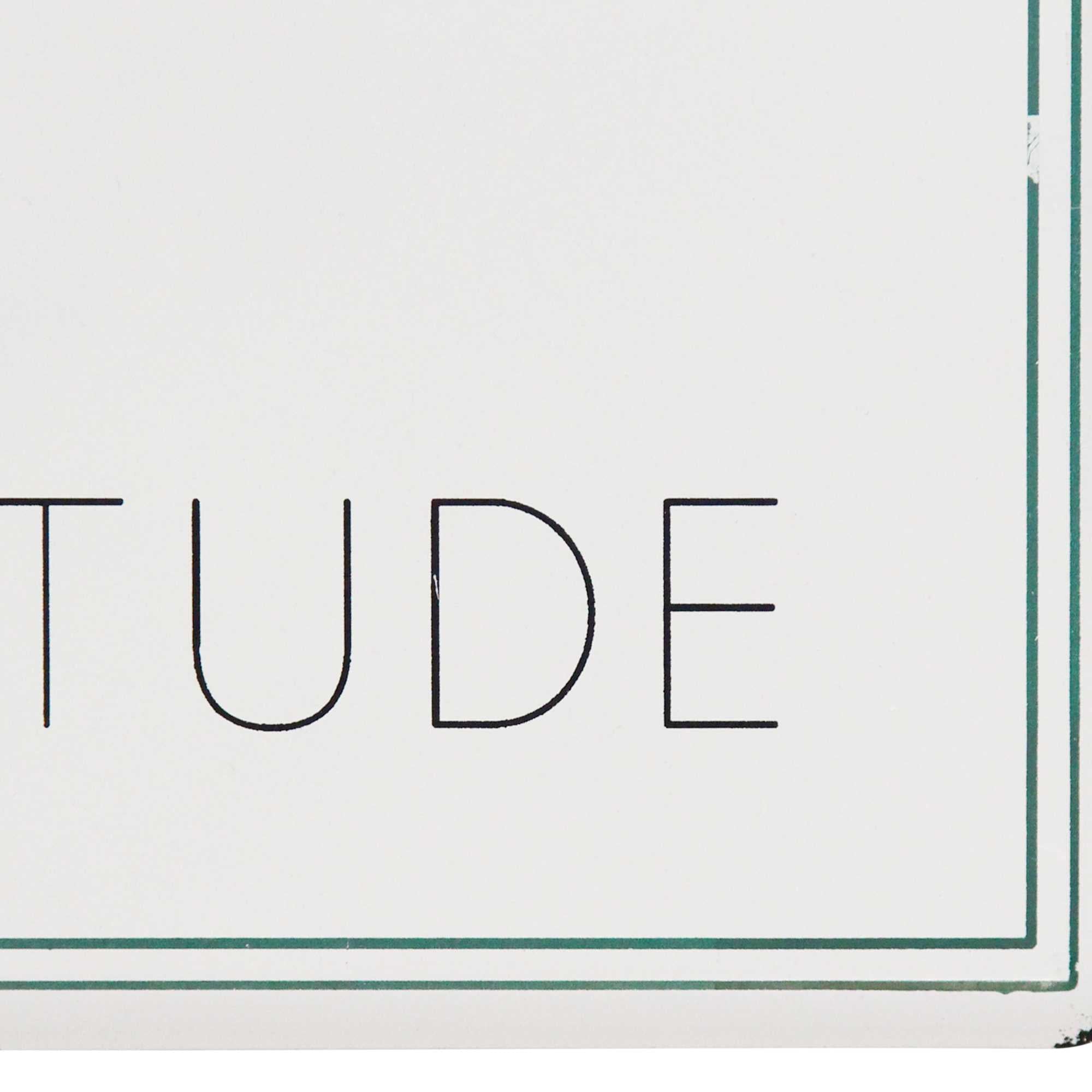"Grace & Gratitude" Metal Wall Decor