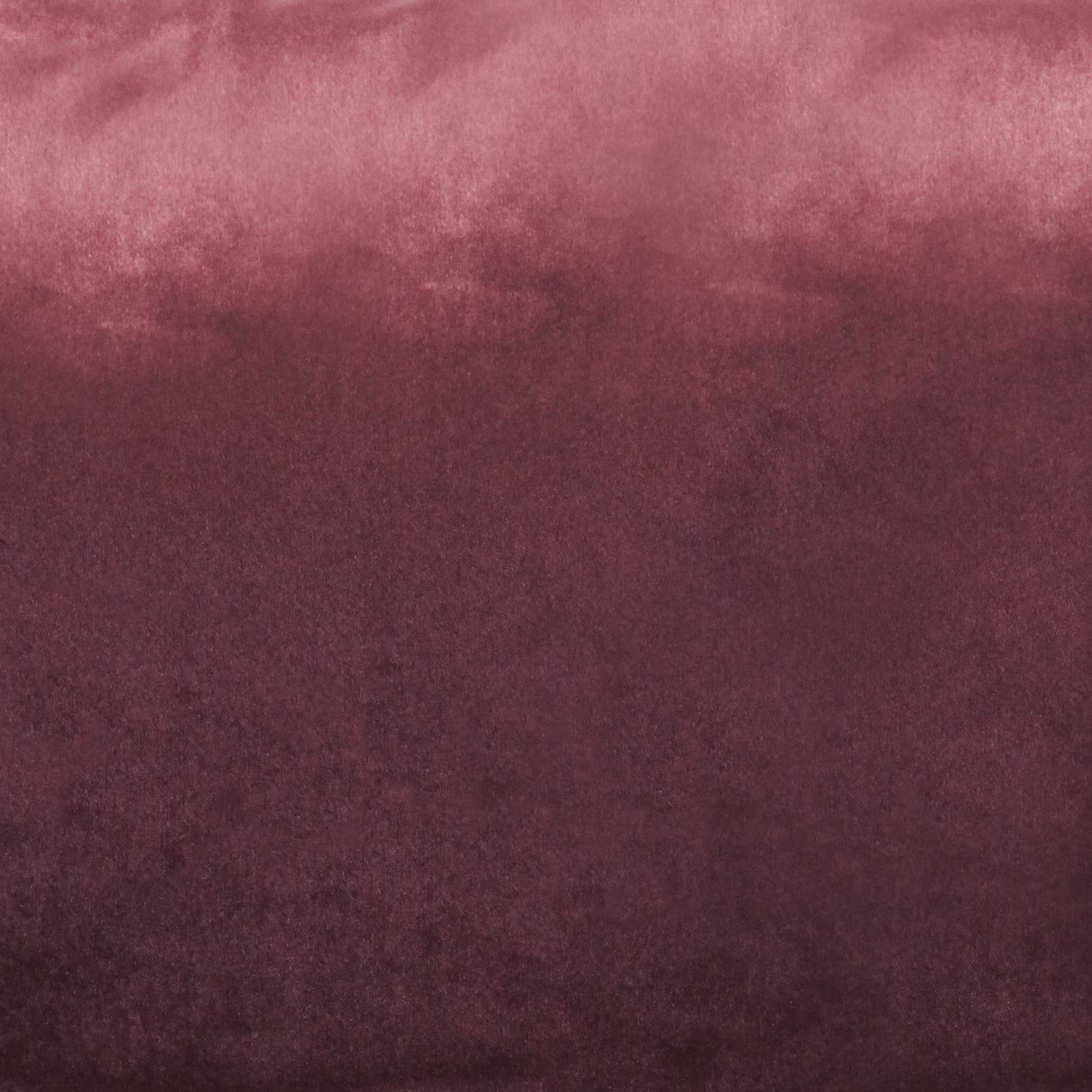 Merlot Purple Textured Velvet Square Pillow