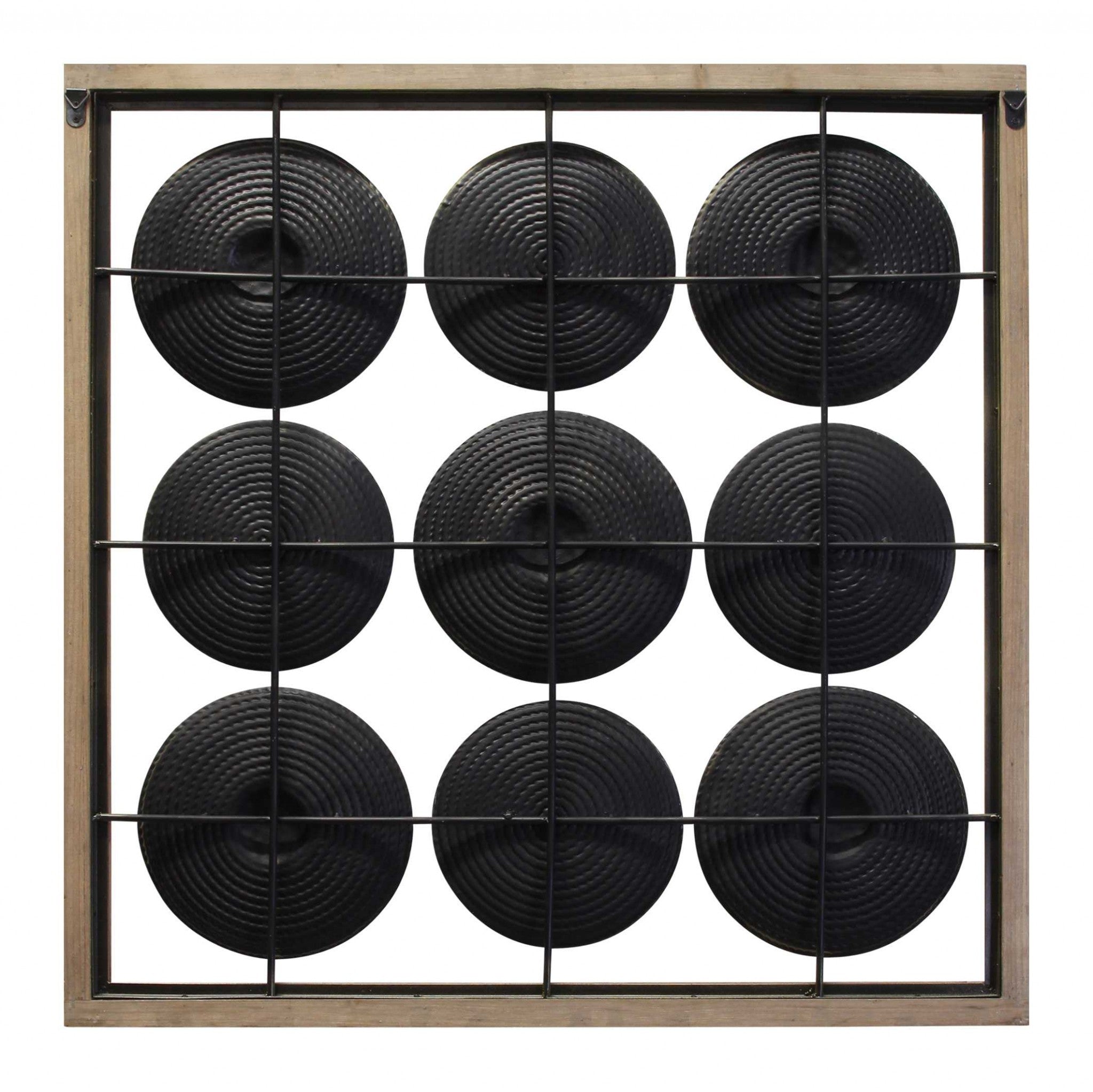 Matte Textured & Wood Framed Plates