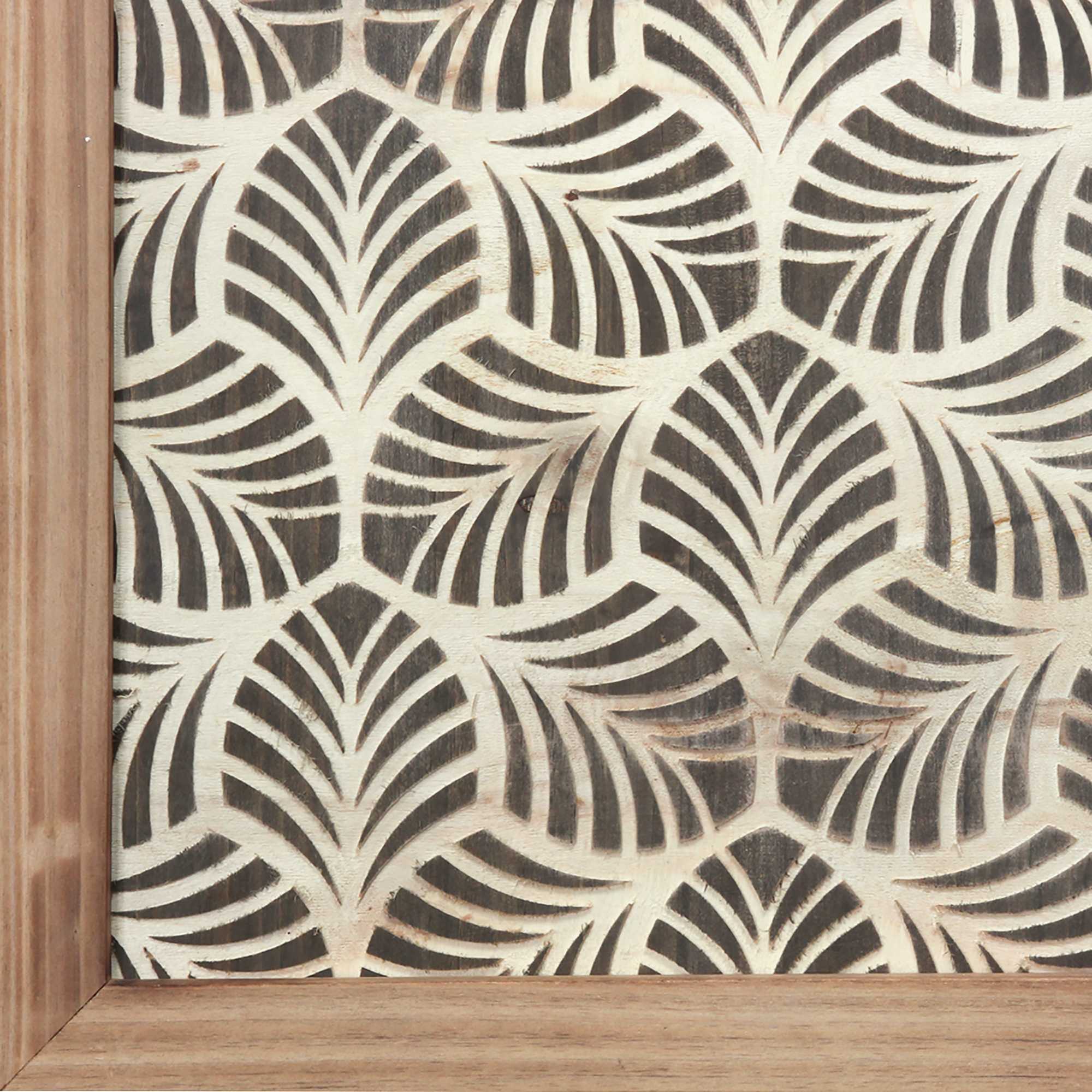 Wild Leaf Wood Framed Wall Art