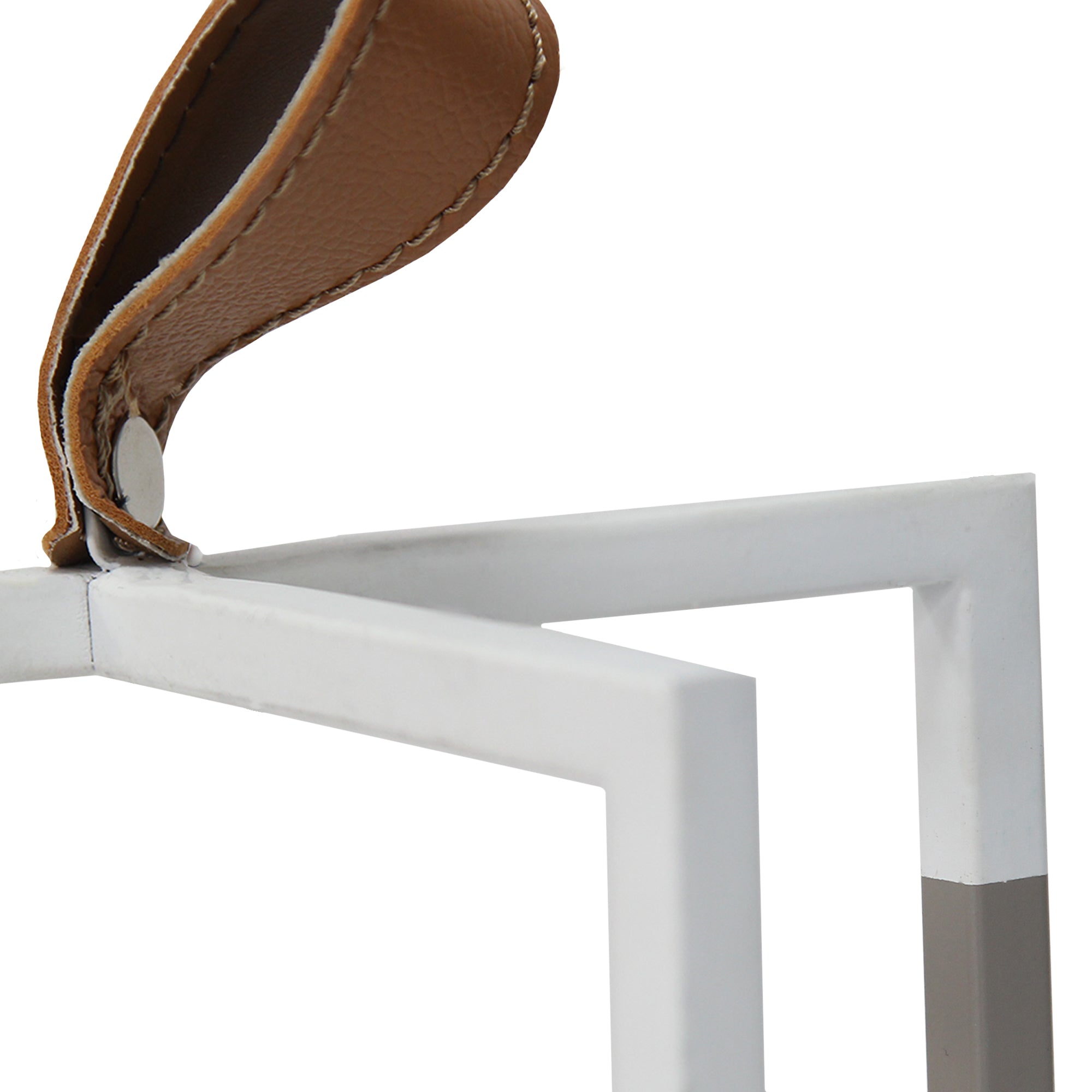 Grey and White Metal Farmhouse Lantern