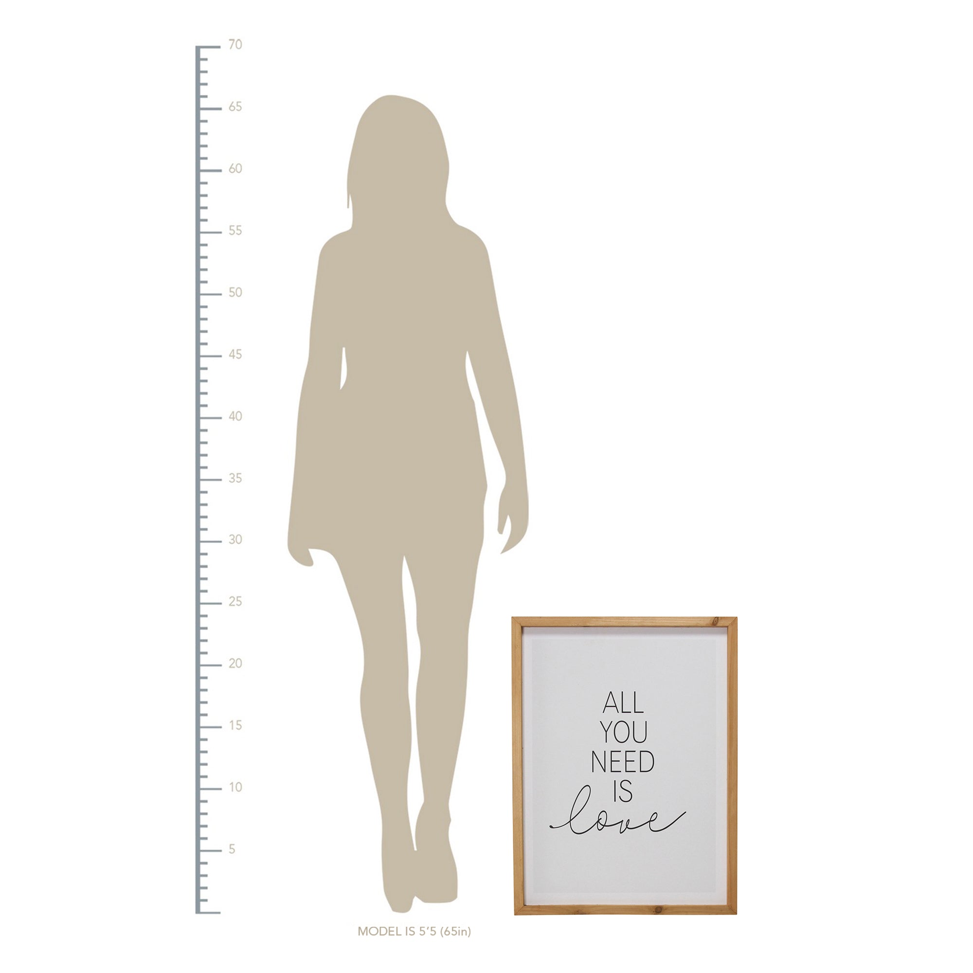 "All You Need is Love" Framed Wall Art