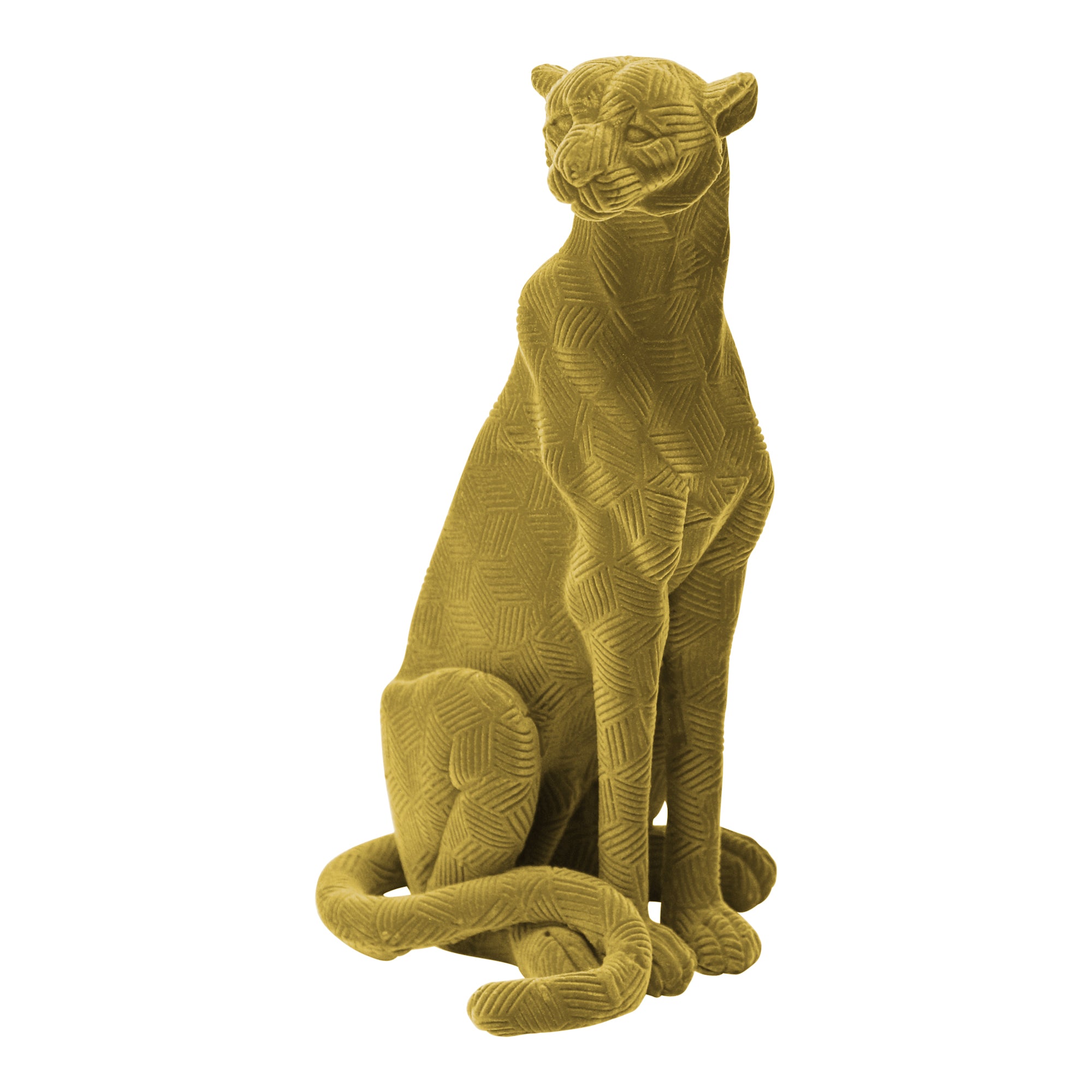Velvet Jaguar Tabletop Sculpture