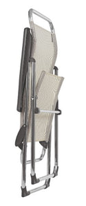 24.8" X 26.4" X 43.7" Seigle Aluminum Camping Chair