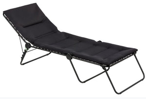 28.3" X 83.9" X 27.6" Acier Steel Aircomfort Sunbed