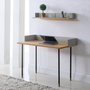 12" x 12" x 21" Beige Veneer Shelf