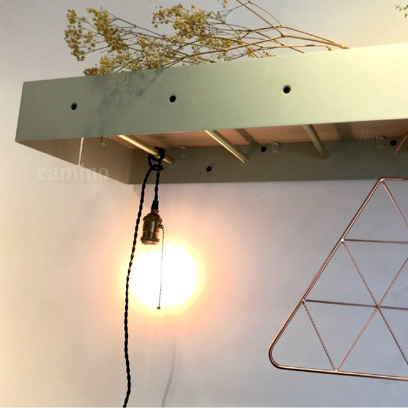 10" x 10" x 21" Brown Veneer Hanger