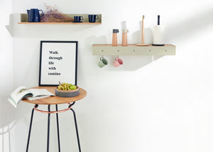 10" x 10" x 21" Brown Veneer Hanger