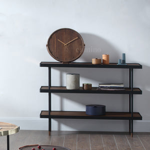 84.8" x 84.8" x 40" Walnut Veneer Shelf