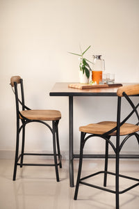 19" X 19" X 39" Java Iron Wood Stool