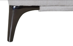 65" X 39" X 35" Beige Polyester Loveseat