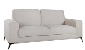 80" X 39" X 35" Beige Polyester Sofa