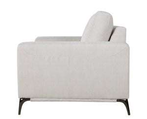 80" X 39" X 35" Beige Polyester Sofa