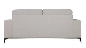 80" X 39" X 35" Beige Polyester Sofa
