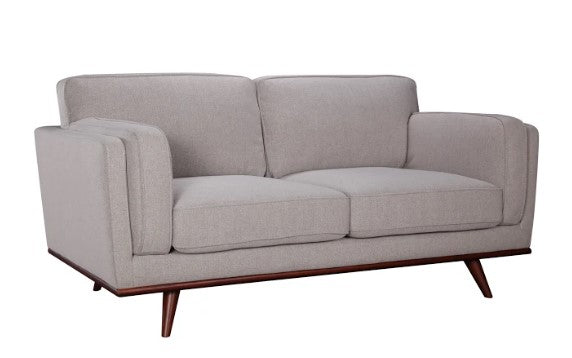 68" X 39" X 34" Light Taupe Polyester Loveseat