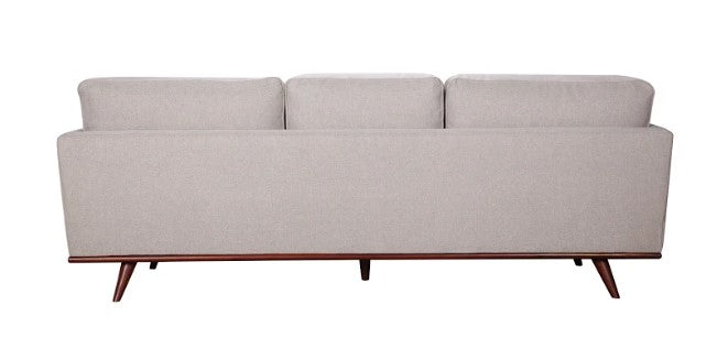 90" X 39" X 34" Light Taupe Polyester Sofa