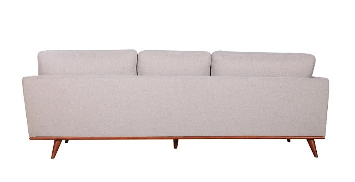 95" X 123" X 34" Light Taupe Polyester Laf Sectional