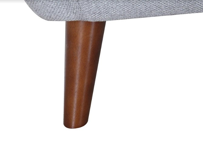 34" X 33" X 42" Dark Gray Polyester Wingback Chair