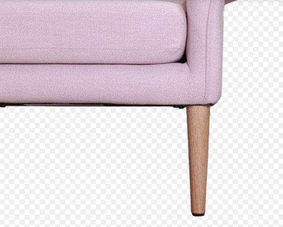 34" X 34" X 31" Pink Polyester Accent Chair