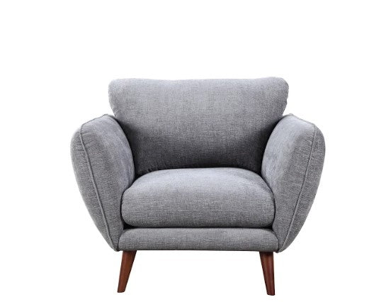 40" X 39" X 34" Gray Polyester Chair