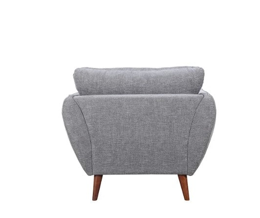 40" X 39" X 34" Gray Polyester Chair