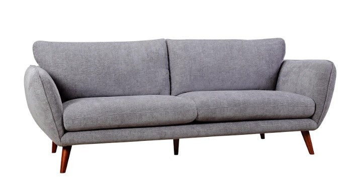 79" X 39" X 34" Gray Polyester Sofa