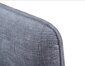 79" X 39" X 34" Gray Polyester Sofa